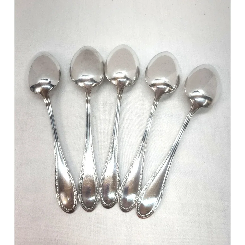 Reiner Kofahl German‎ Silverplated 90 Table Spoons 5 Replacements